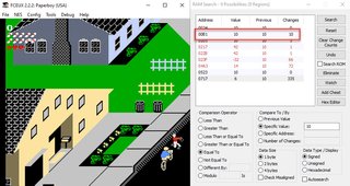 NES game Paperboy running in an emulator